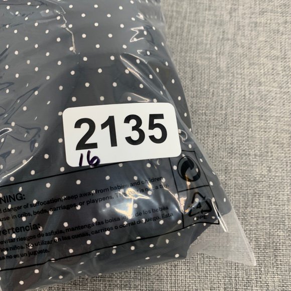 Brand New! Chaps Polka Dot Skirt 3X Pleated Elastic Waist Black White Stretchy - Picture 12 of 12